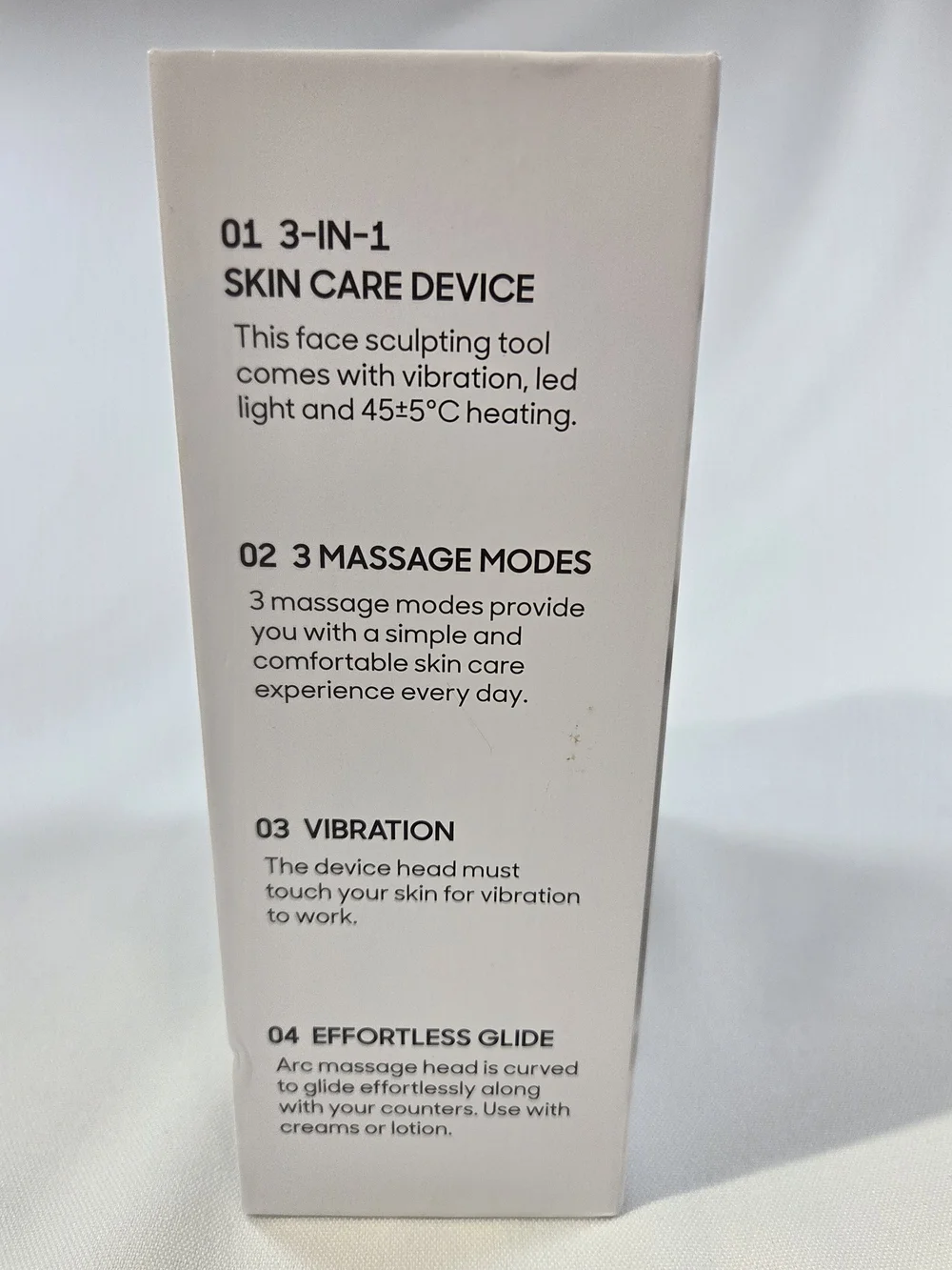 Sharper Image Black and Red 3-in-1 Skin Care Device